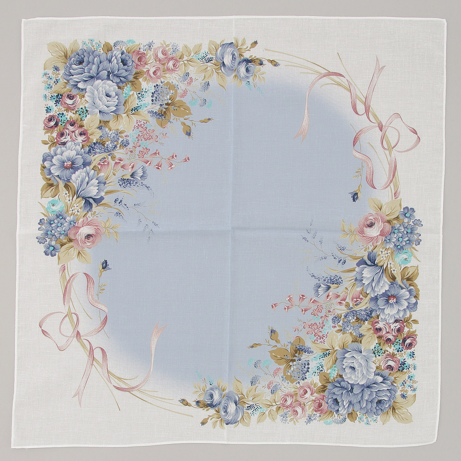 婦人大判ガーゼハンカチ バラ - 画像3