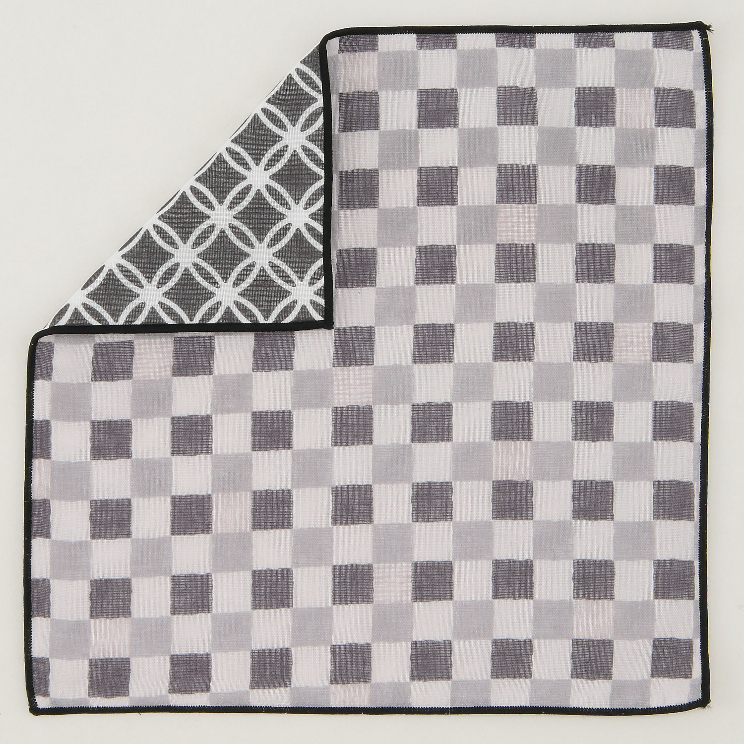 リバーシブルガーゼハンカチ 七宝 - 画像3