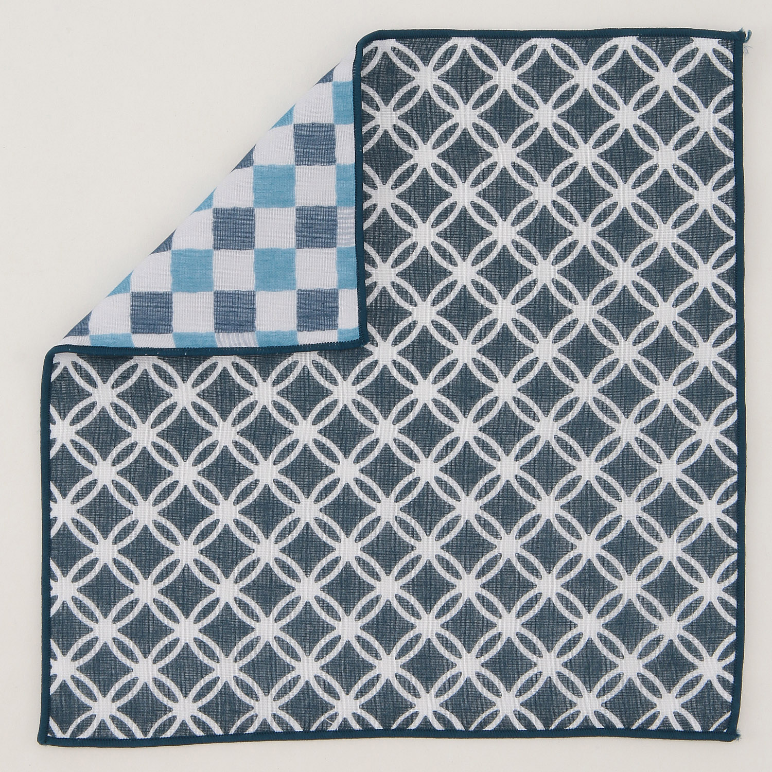 リバーシブルガーゼハンカチ 七宝 - 画像4