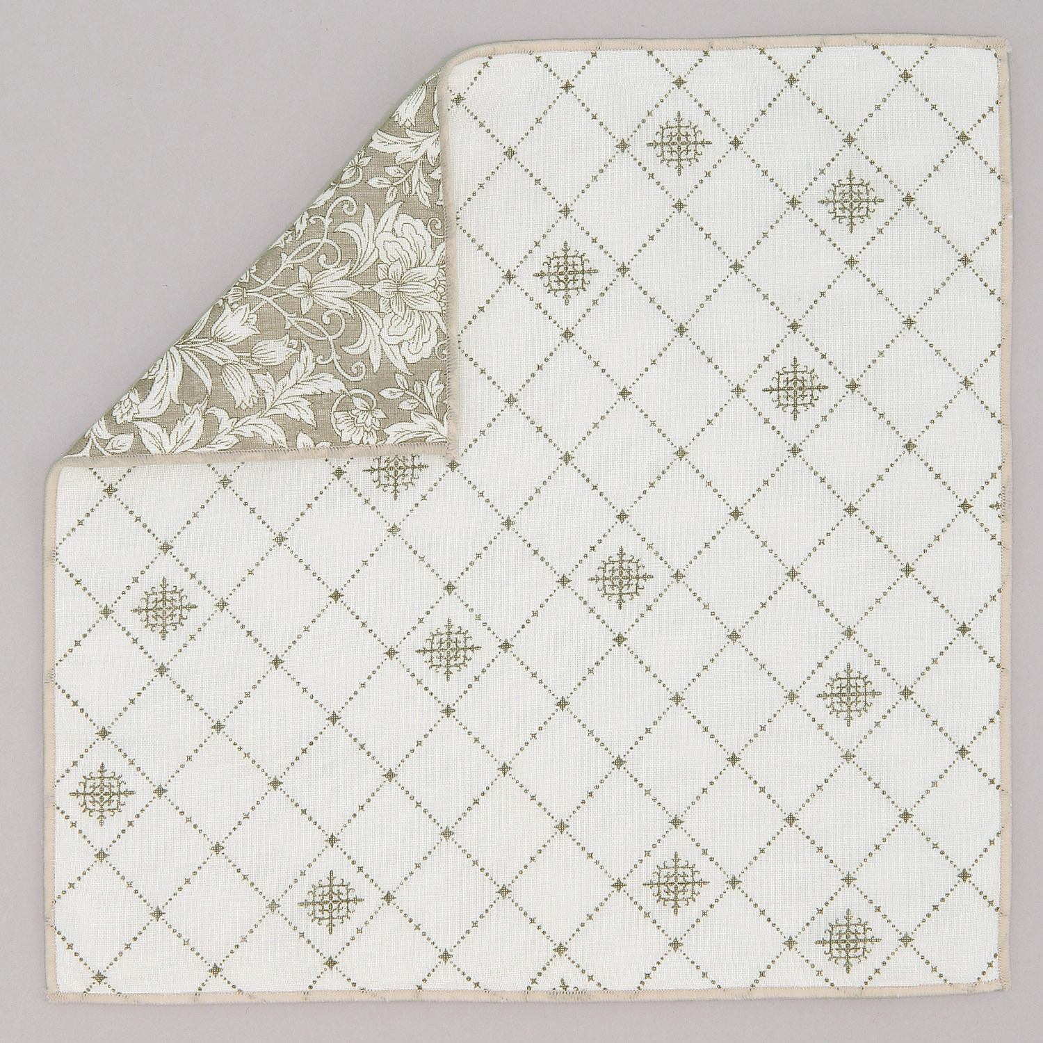 リバーシブルガーゼハンカチ アカンサス - 画像3