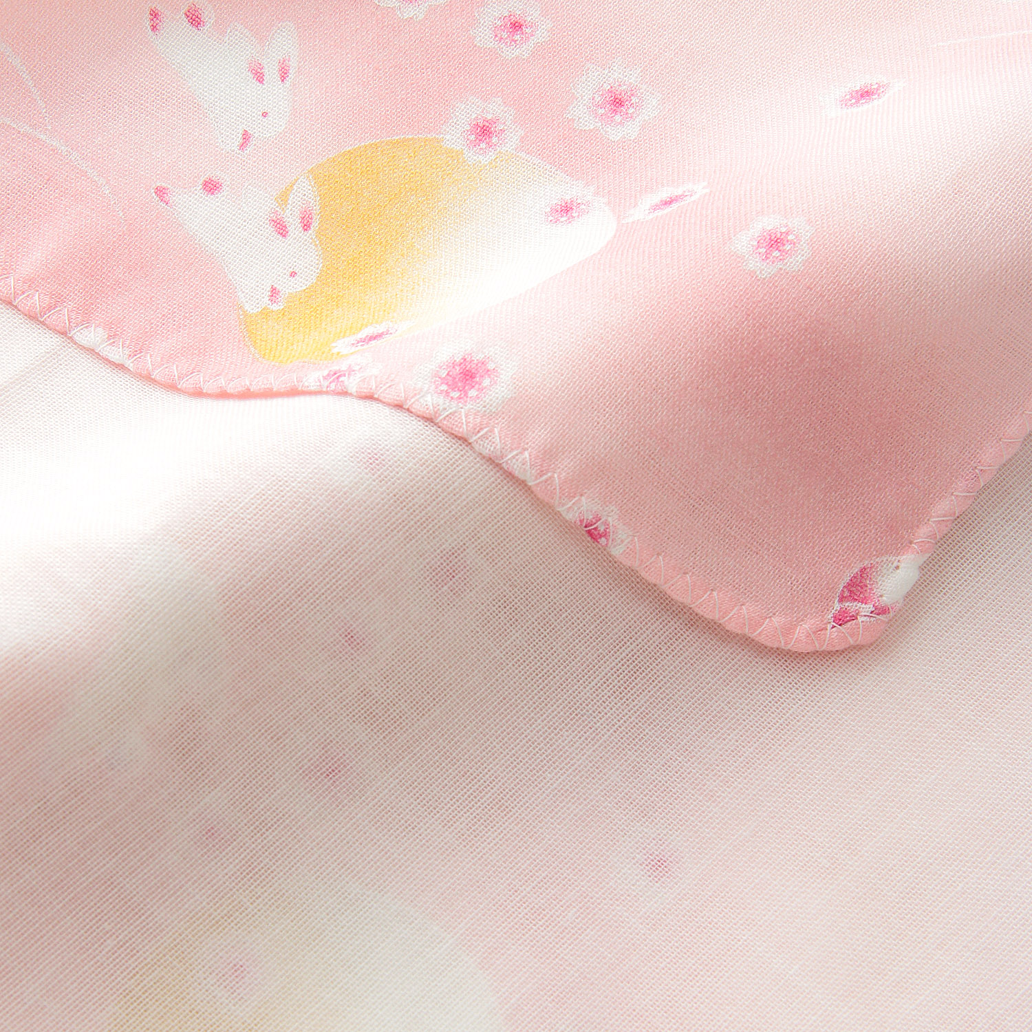 【ETONET限定】婦人2重合わせガーゼハンカチ 花柄・柄おまかせ（1束10枚は同柄） - 画像4