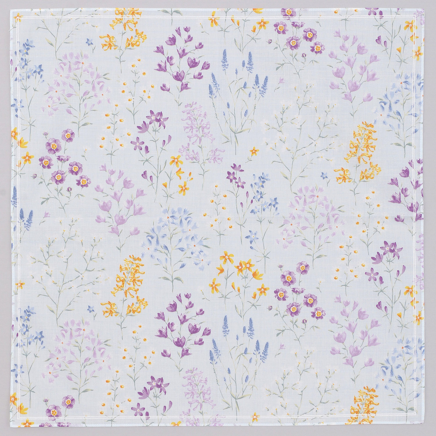 リバティフラワー婦人プリントハンカチ - 画像4