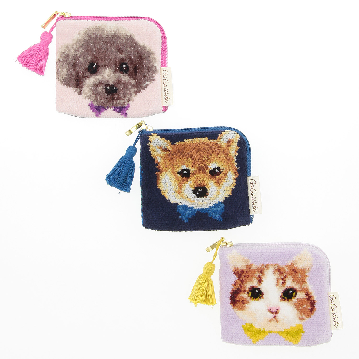 【在庫限り】GUGUWorld 婦人シュニール織ミニポーチ - 画像1