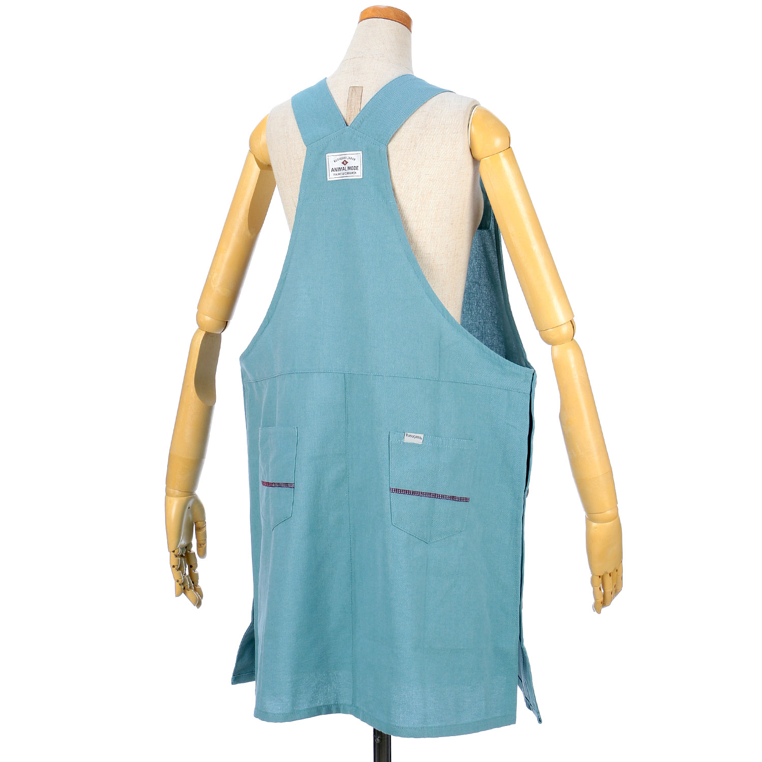 アニマルモード 両脇釦あきエプロン - 画像3