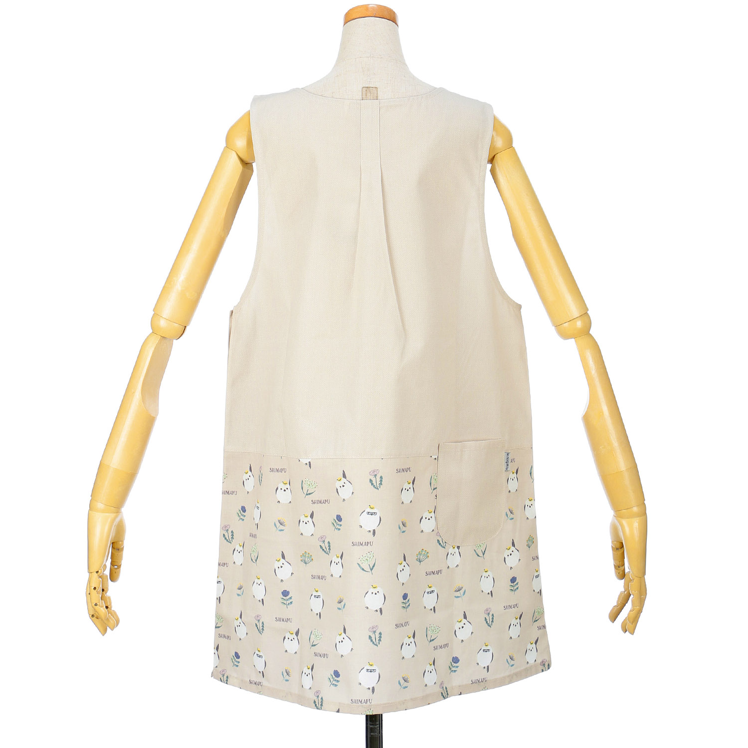 しまぷうさん 脇釦あきエプロン - 画像4