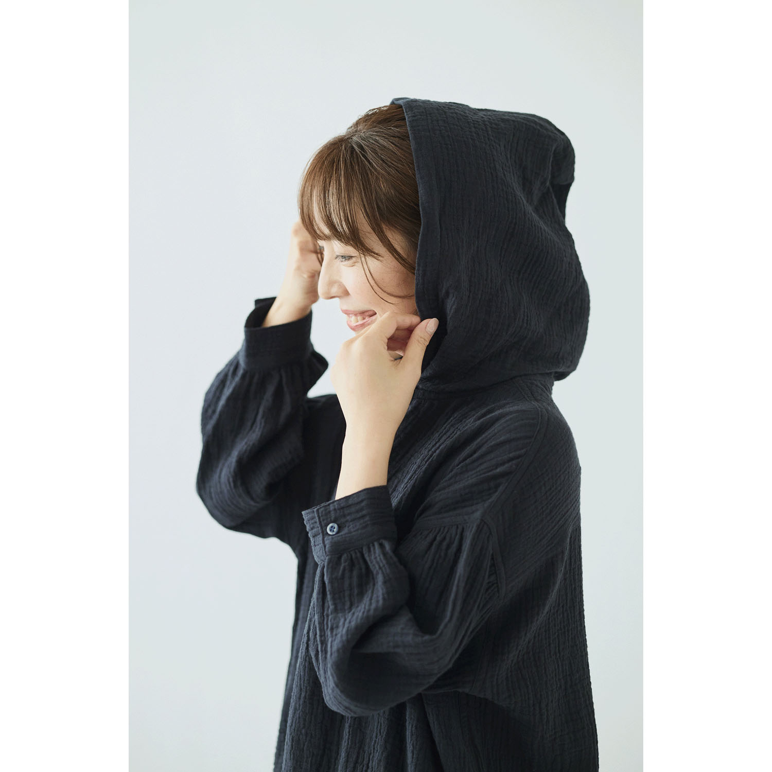 ノンノ デニム・ツイル ノースリーブワンピース - 画像7