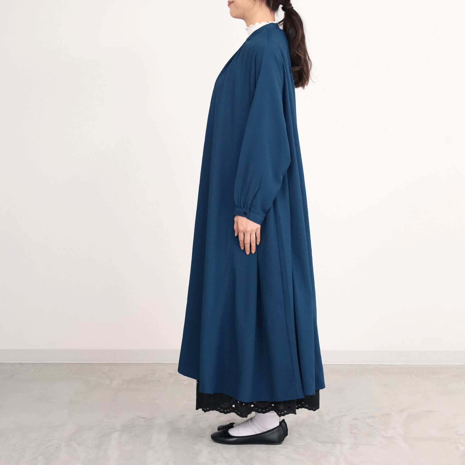 【ETONET限定】オーブ バンドカラーテントワンピース - 画像7