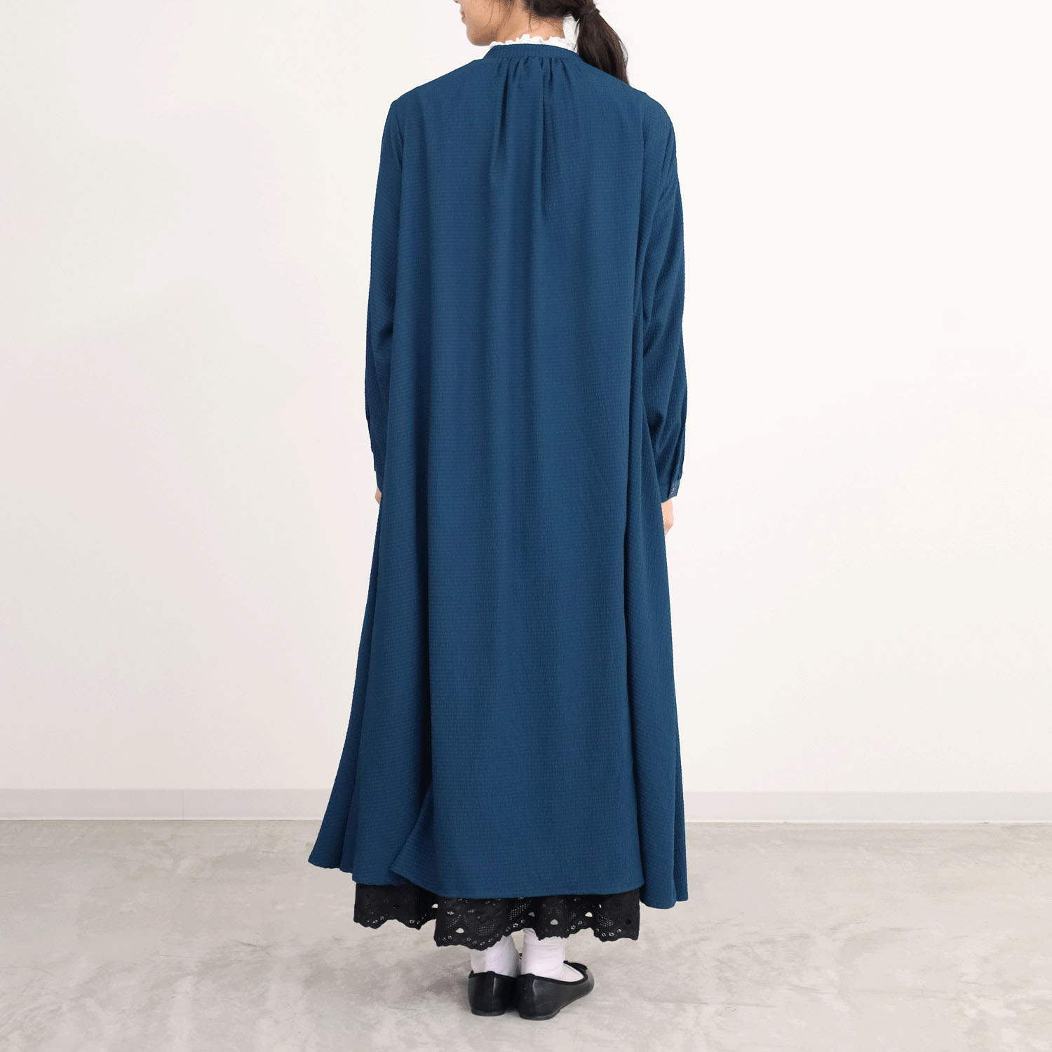 【ETONET限定】オーブ バンドカラーテントワンピース - 画像8