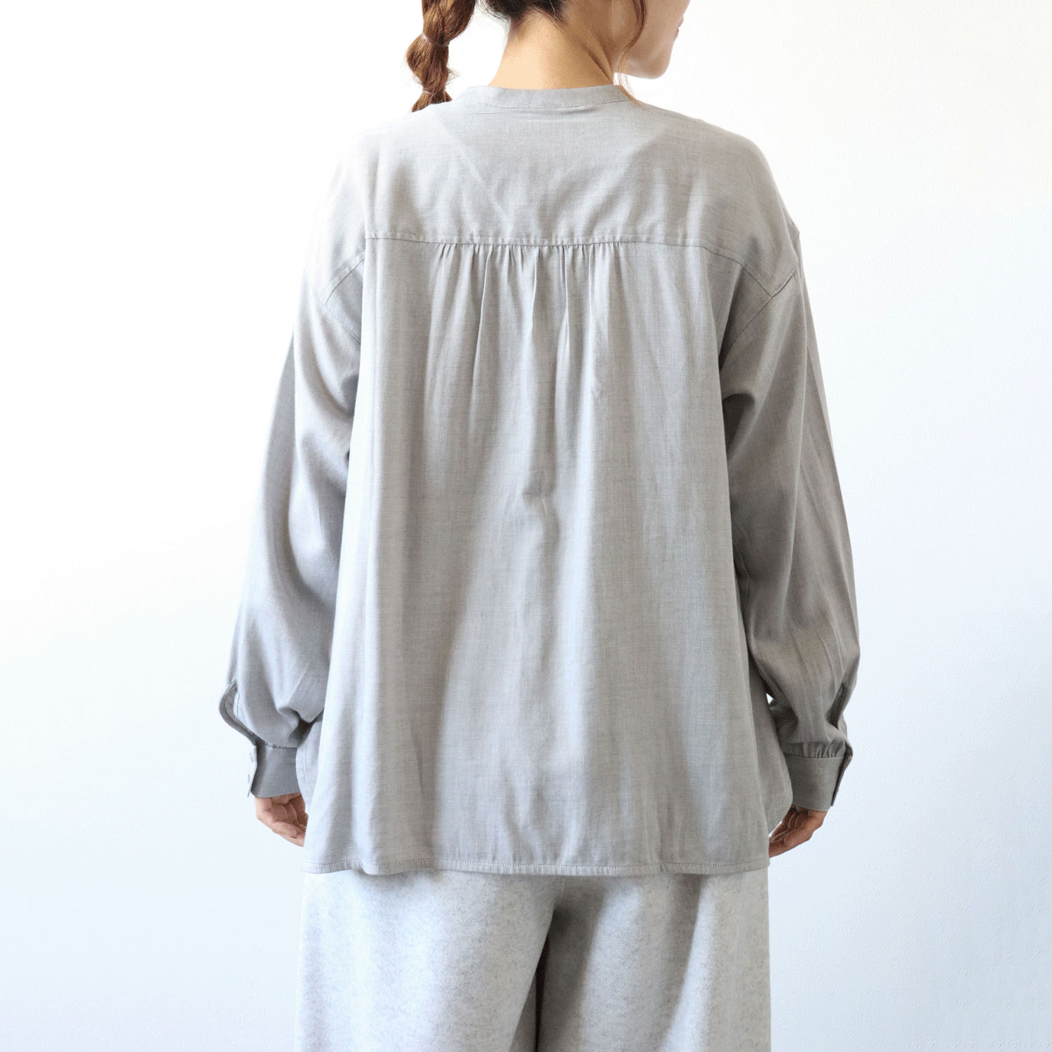 cloudnine ノンノ 前立てレース付長袖ブラウス - 画像6