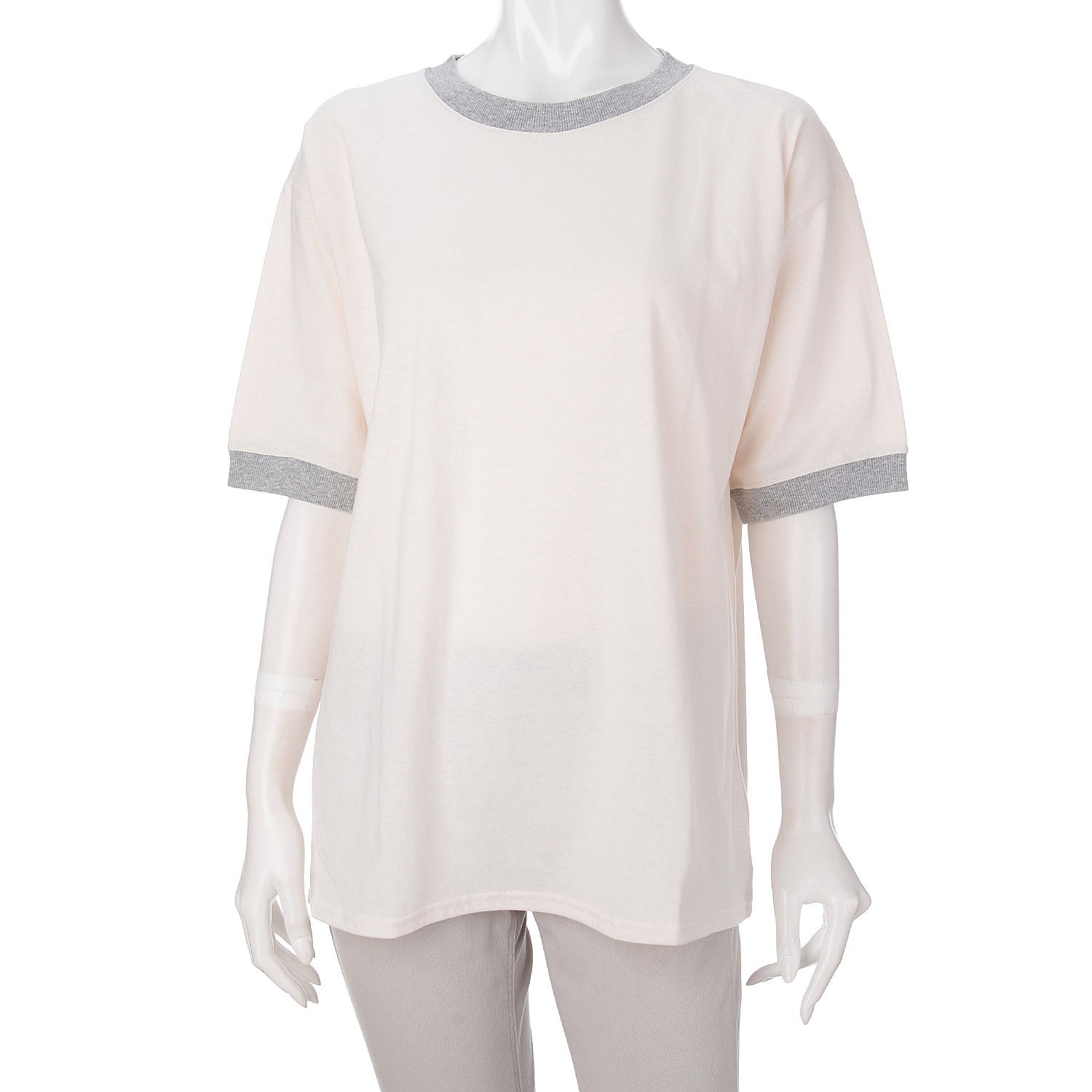 ノンノ カットソー コットン天竺無地／ボーダー＋リブ - 画像9