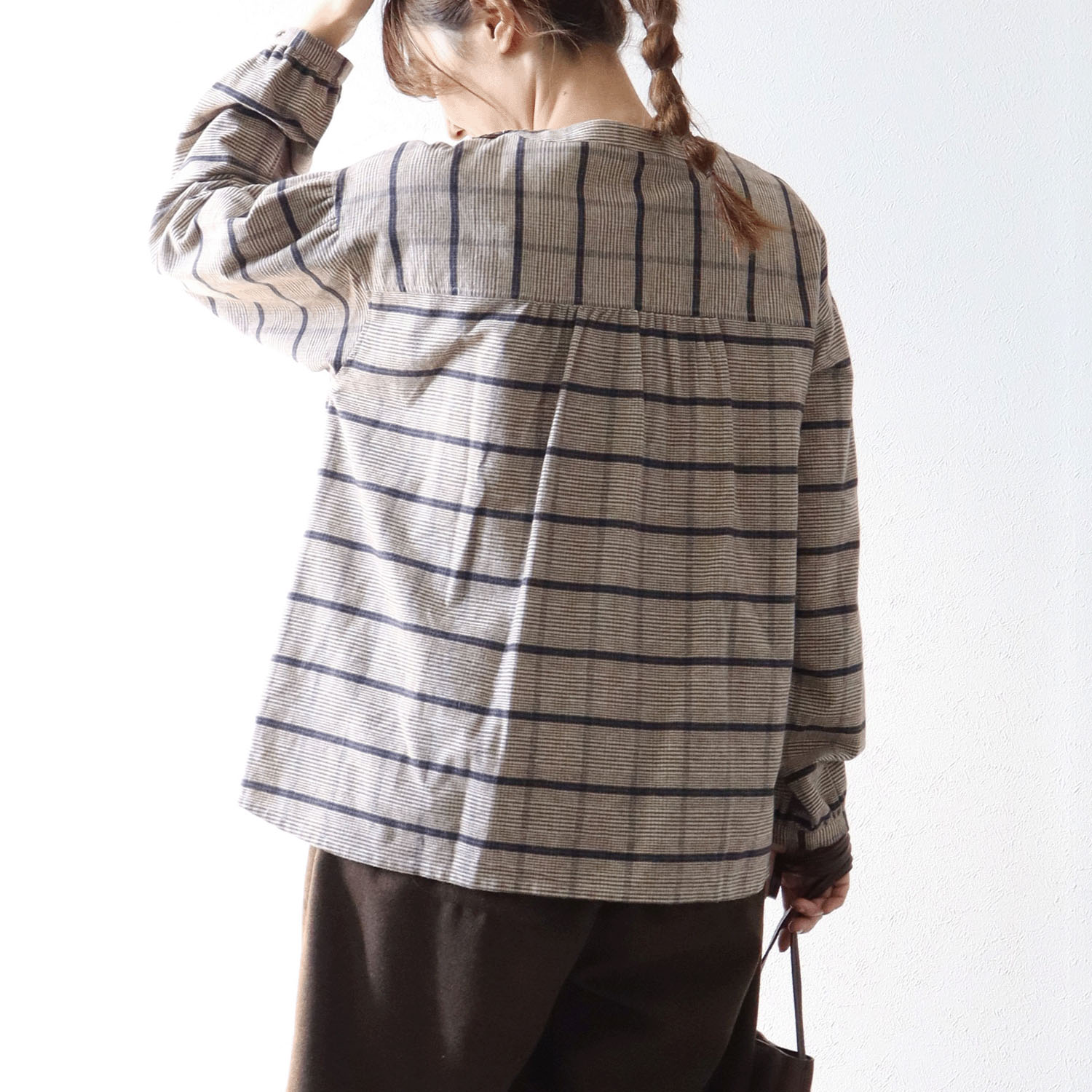 cloudnine ノンノ ストライプ・チェック柄アソートブラウス - 画像12