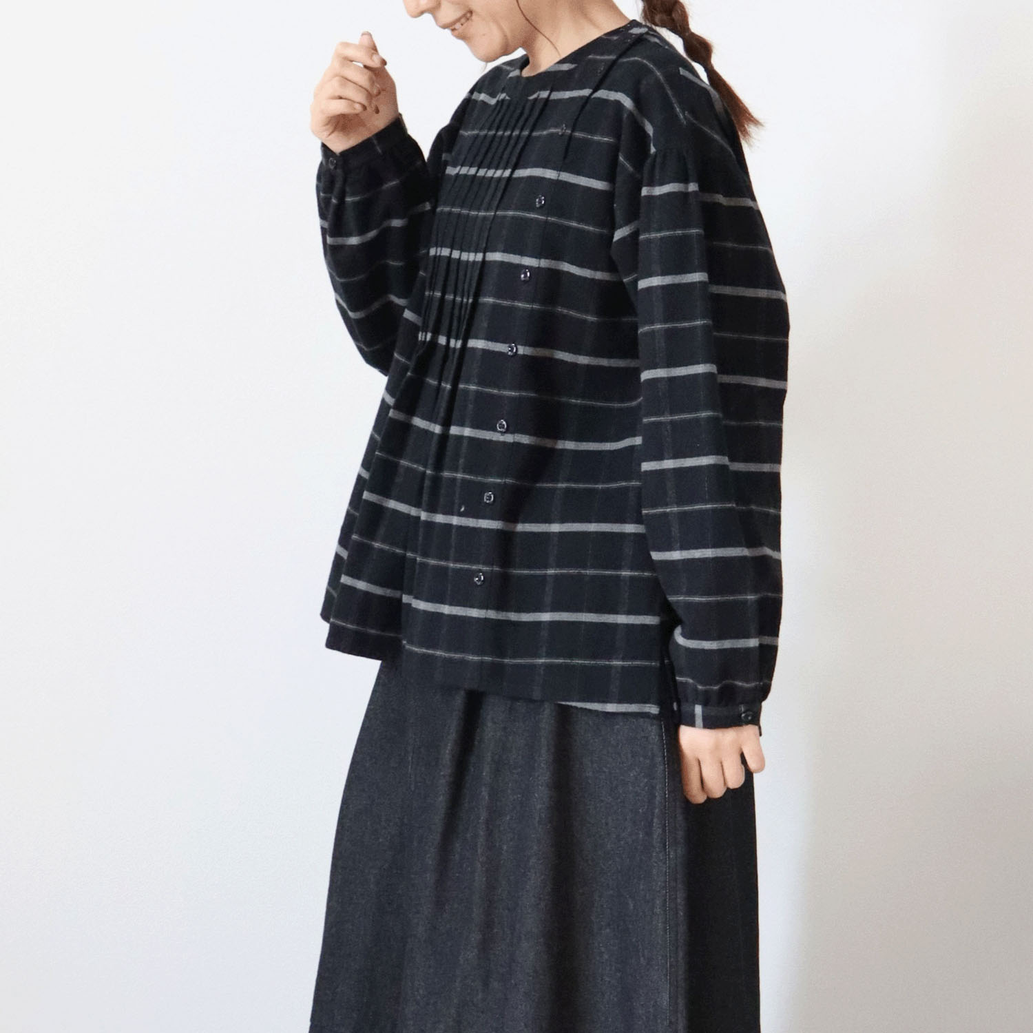 cloudnine ノンノ ストライプ・チェック柄アソートブラウス - 画像17