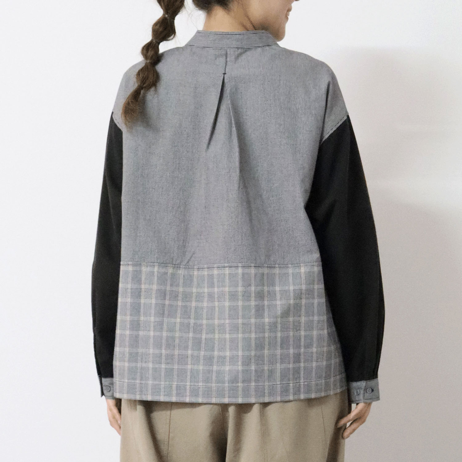 cloudnine ノンノ 綿ブロード3柄コンビブラウス - 画像8