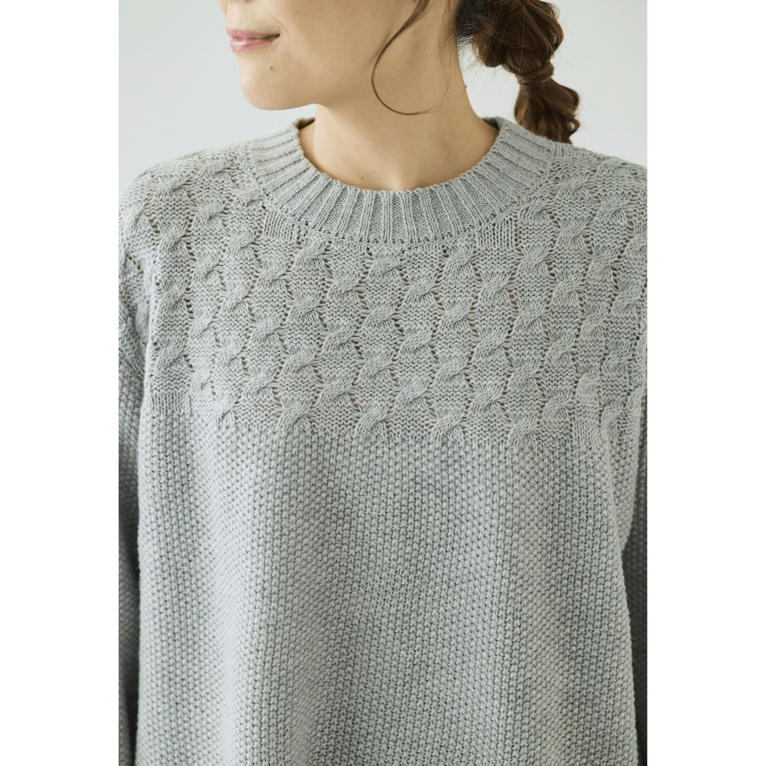 cloudnine ノンノ ニット無地・布帛ストライププルオーバー - 画像3