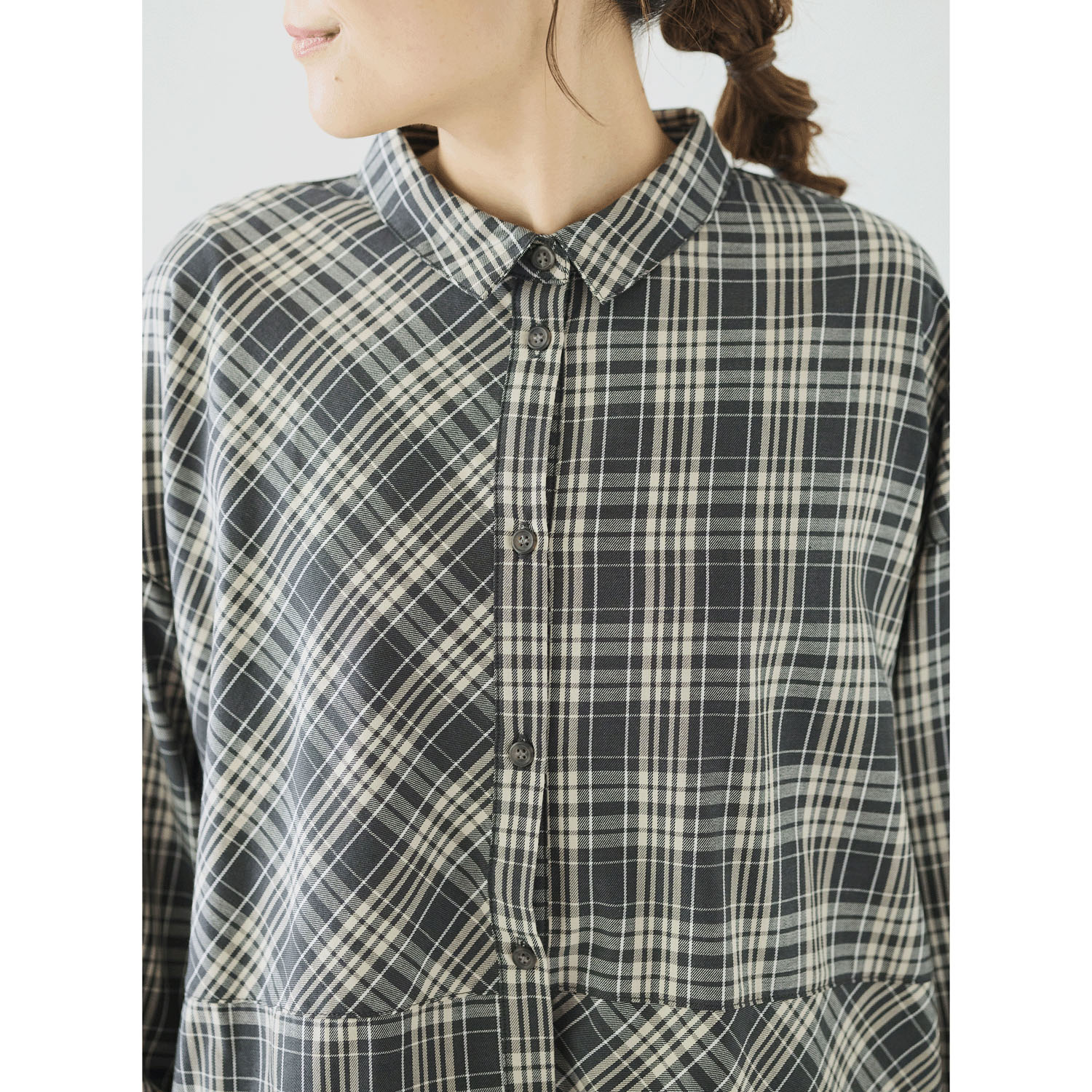 cloudnine ノンノ 前開きシャツチュニック - 画像5