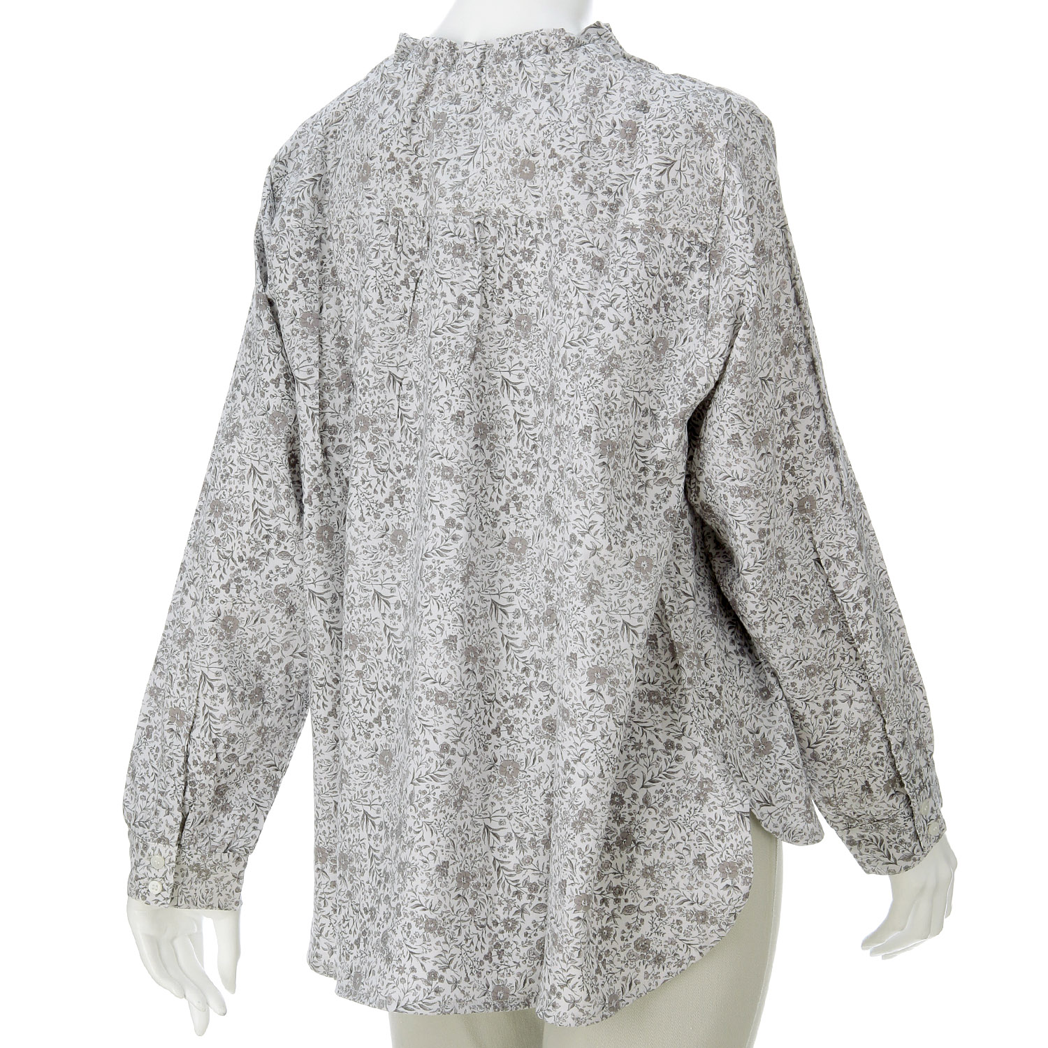 ノンノ フリルネックギャザー入りブラウス - 画像6