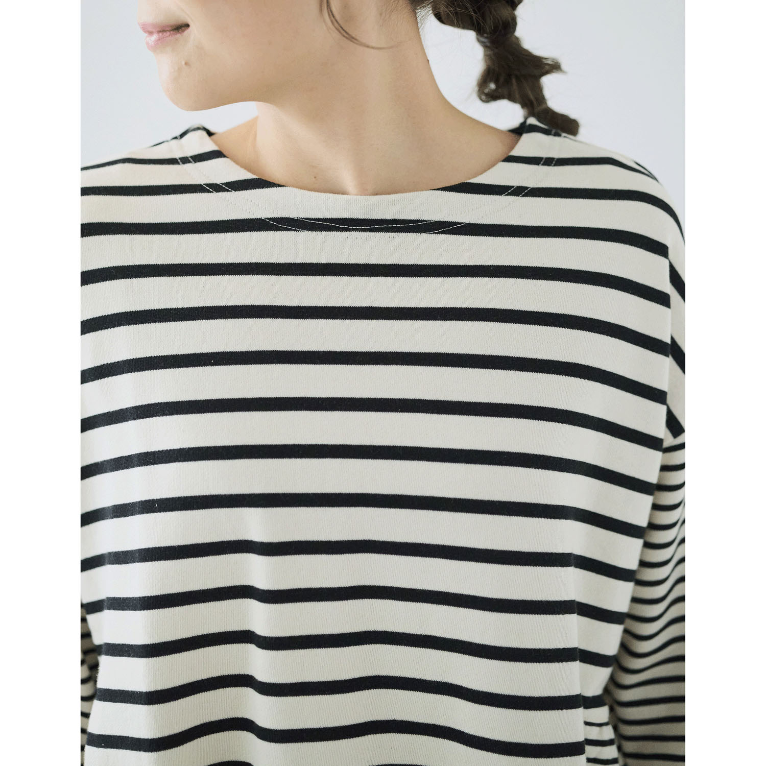 cloudnine ノンノ ボーダードッキングカットソープルオーバー - 画像5