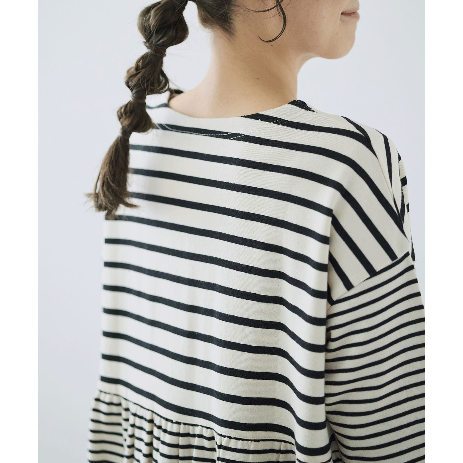 cloudnine ノンノ ボーダードッキングカットソープルオーバー - 画像6