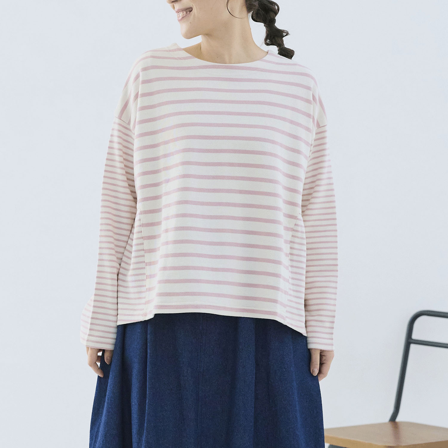 cloudnine ノンノ ボーダードッキングカットソープルオーバー - 画像8