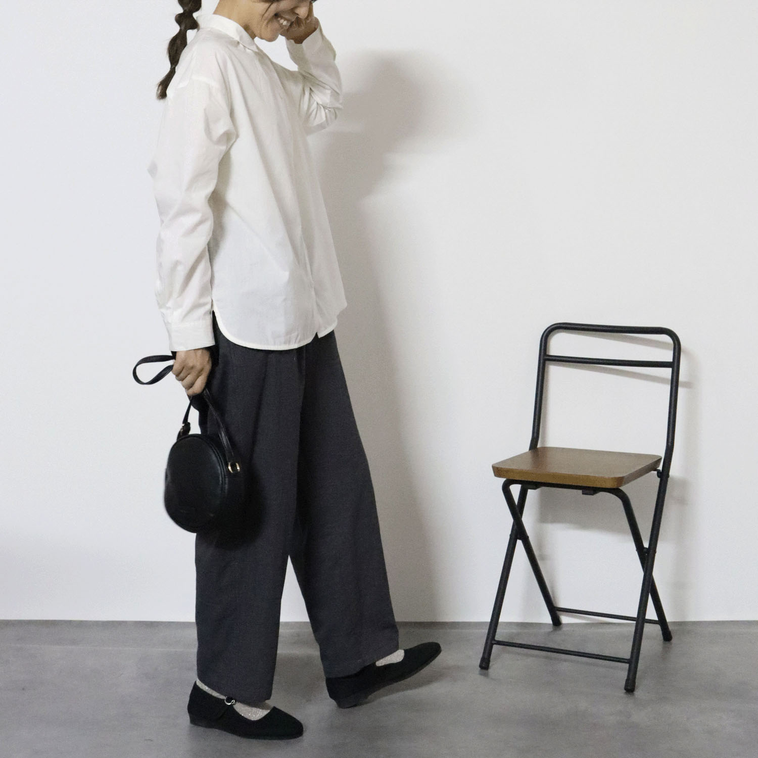 cloudnine ノンノ コットン布帛パッチワークブラウス - 画像11