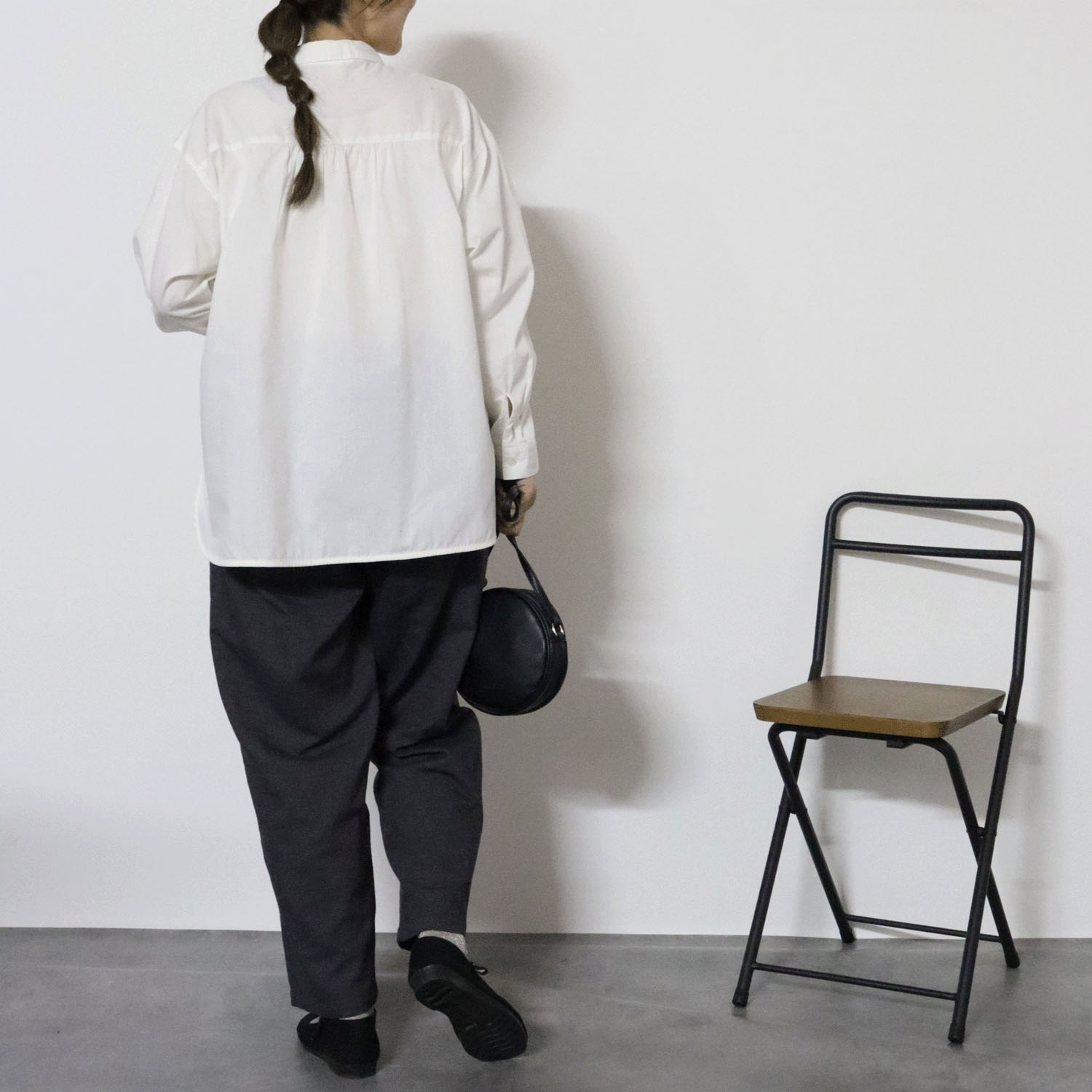 cloudnine ノンノ コットン布帛パッチワークブラウス - 画像10