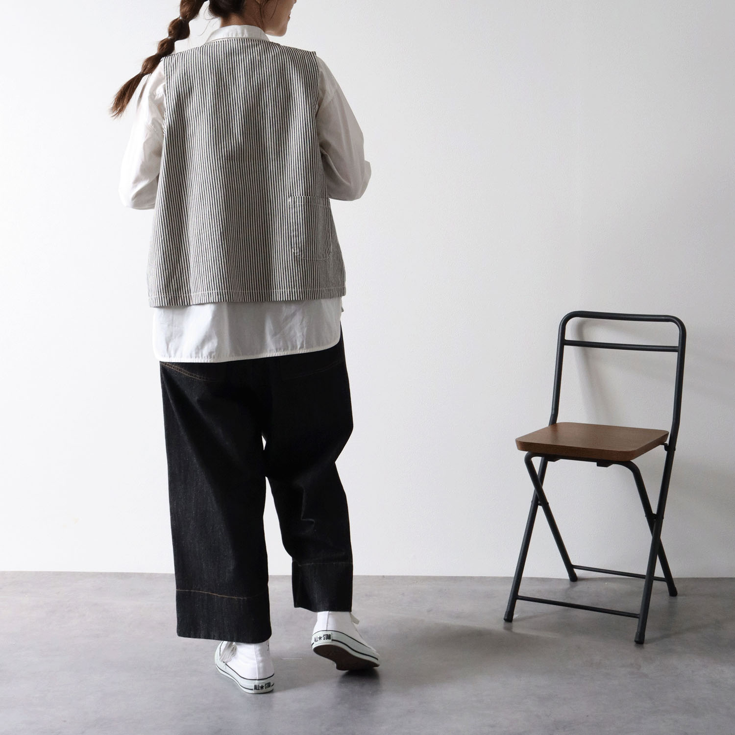 cloudnine ノンノ ダブル釦前開きベスト - 画像2