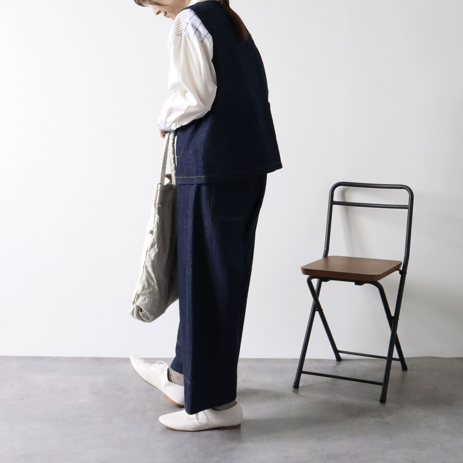 cloudnine ノンノ ダブル釦前開きベスト - 画像12