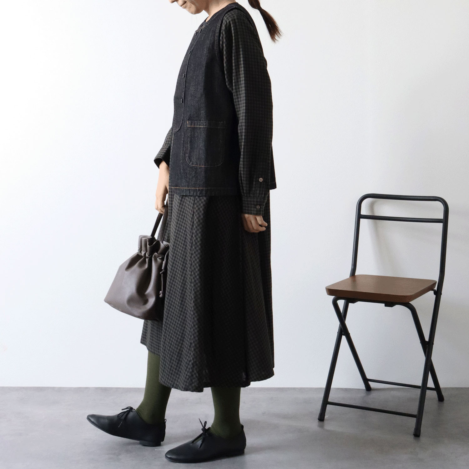 cloudnine ノンノ ダブル釦前開きベスト - 画像8