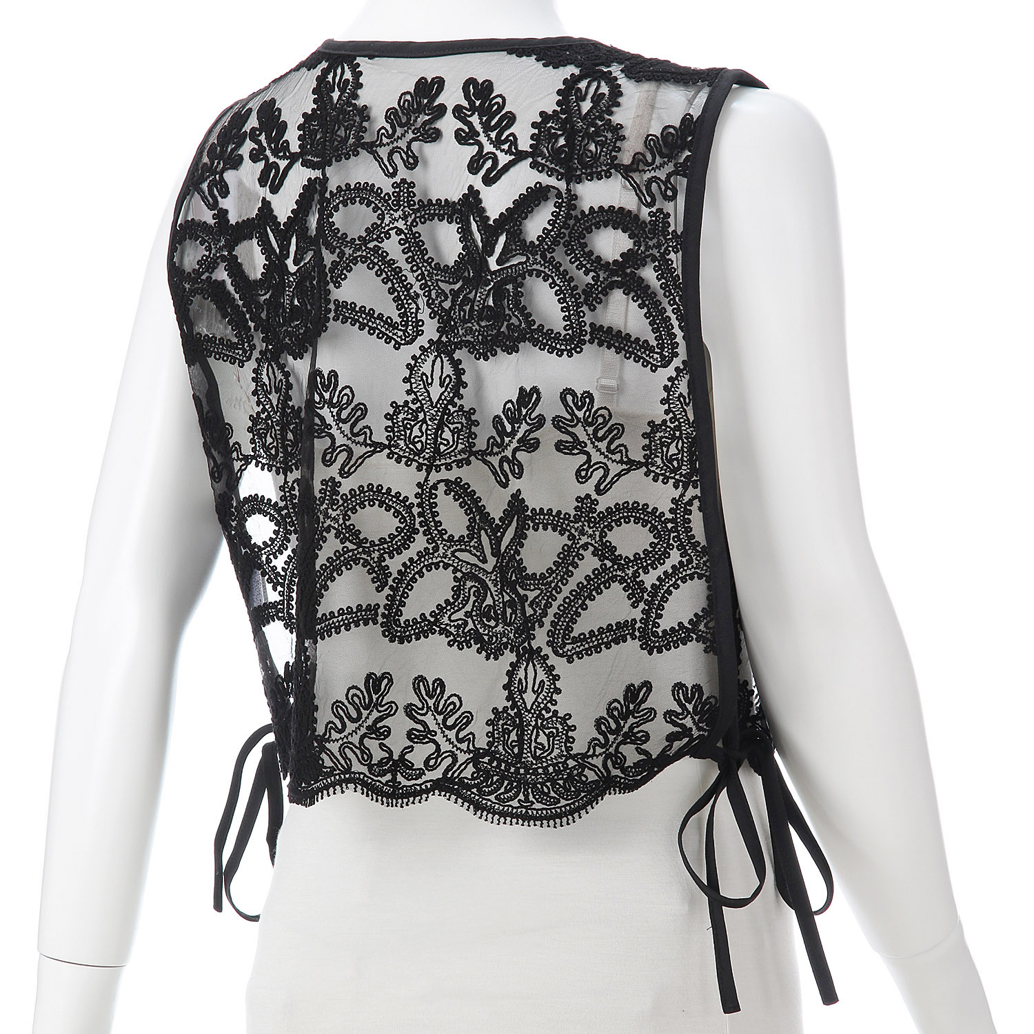 【Insta Live】オーブ m．n チュールテープベスト - 画像3