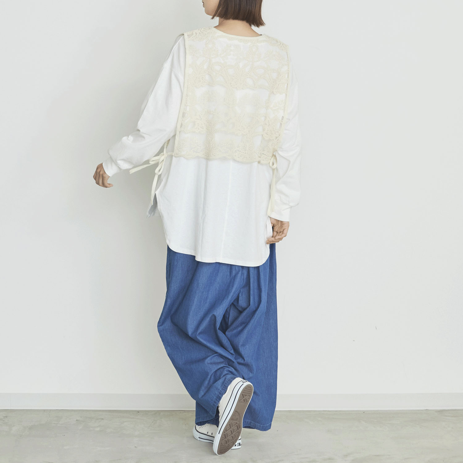 【Insta Live】オーブ m．n チュールテープベスト - 画像8