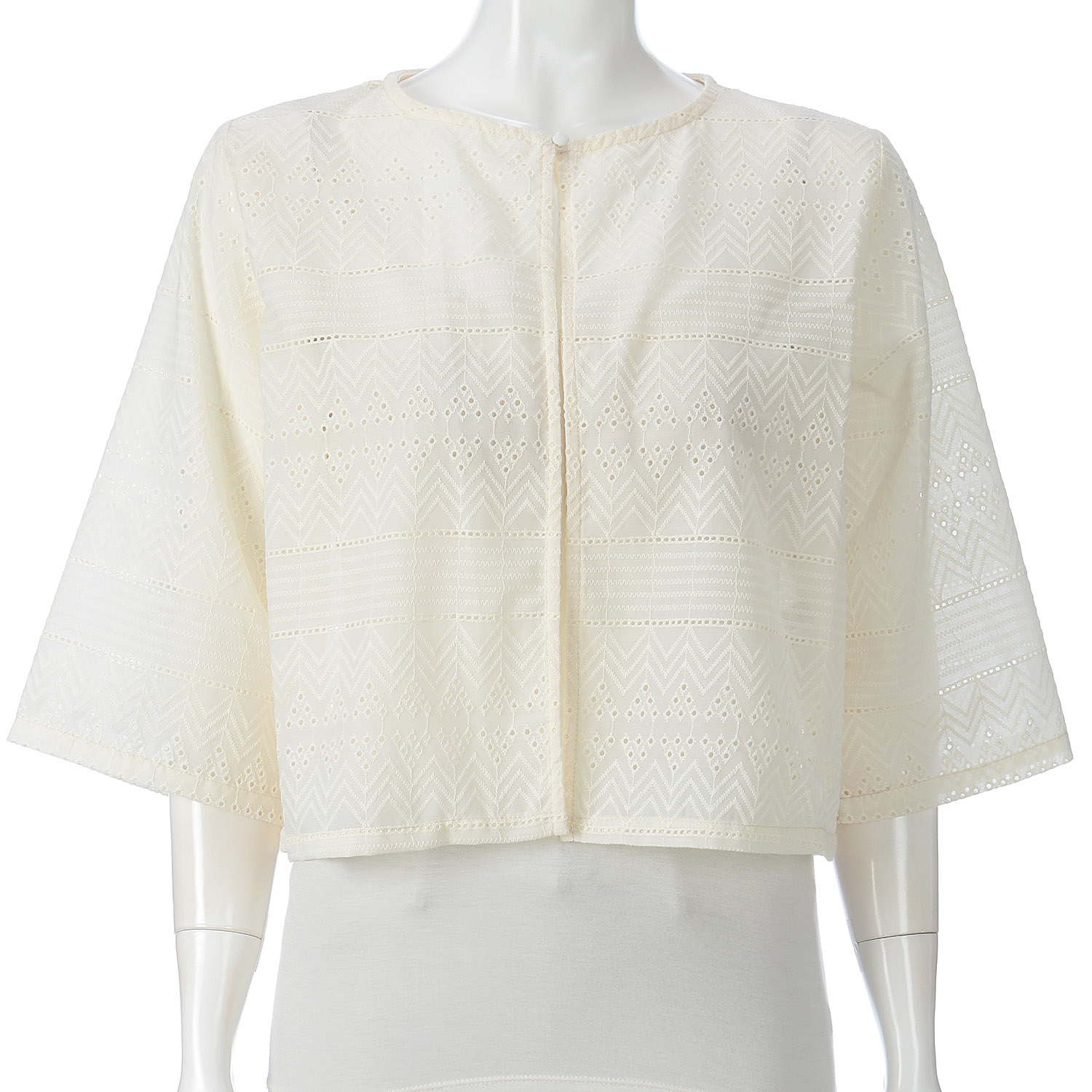 オーブ m．n 総刺繍ボレロ - 画像9