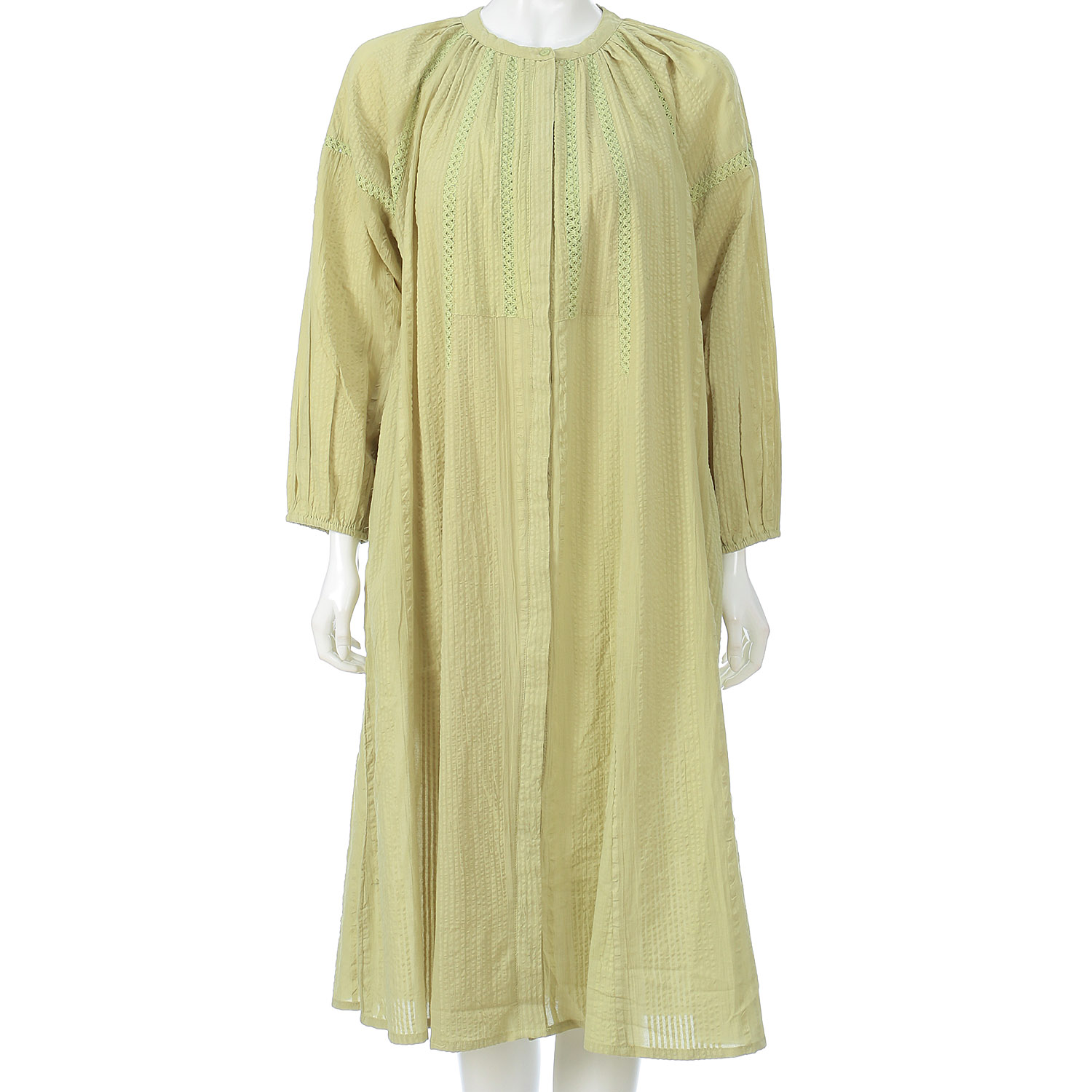 オーブ m．n サッカーテープレースラグランシャツワンピース