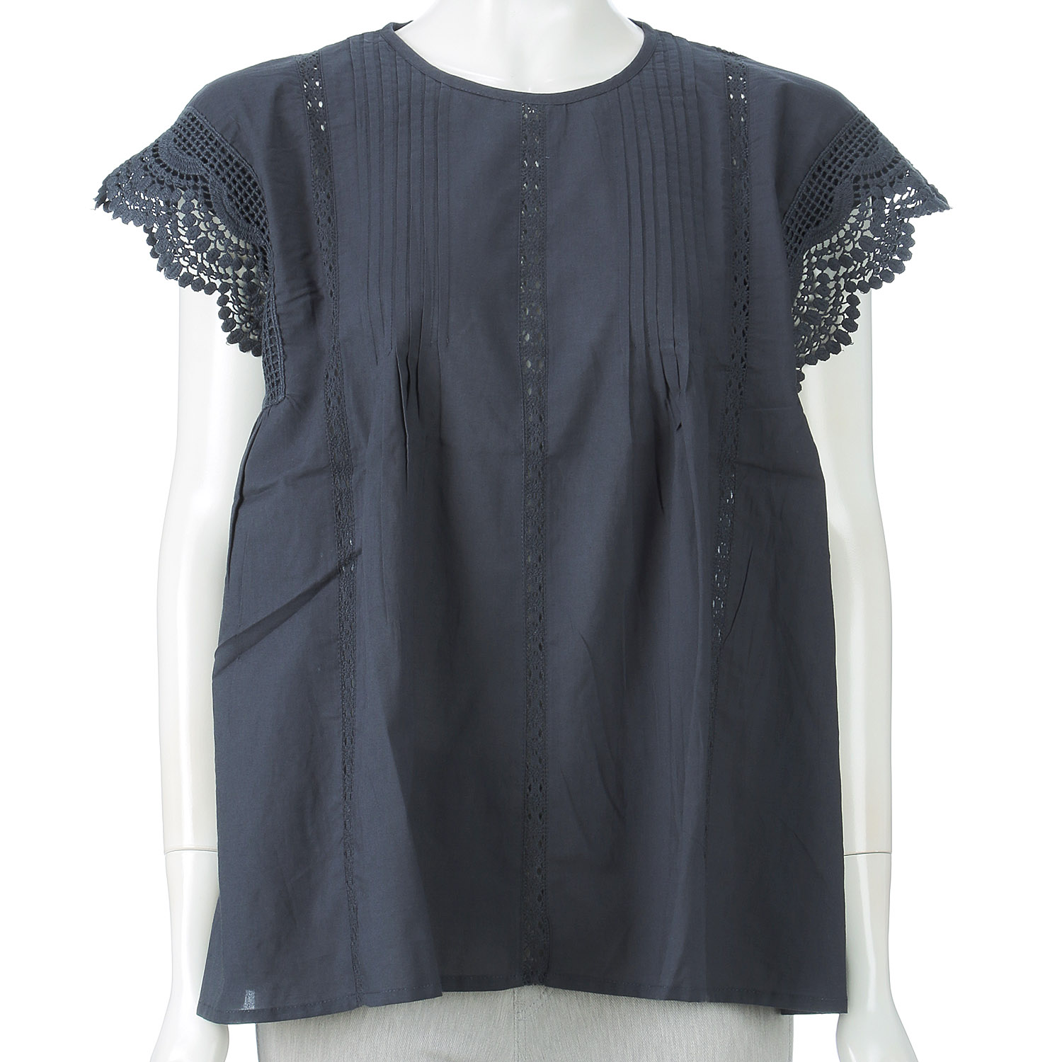 オーブ m．n レースピンタックノースリーブブラウス - 画像10