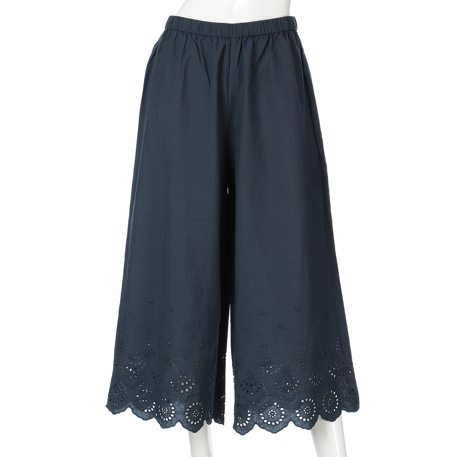 オーブ スカラップ刺繍ペチパンツ - 画像3