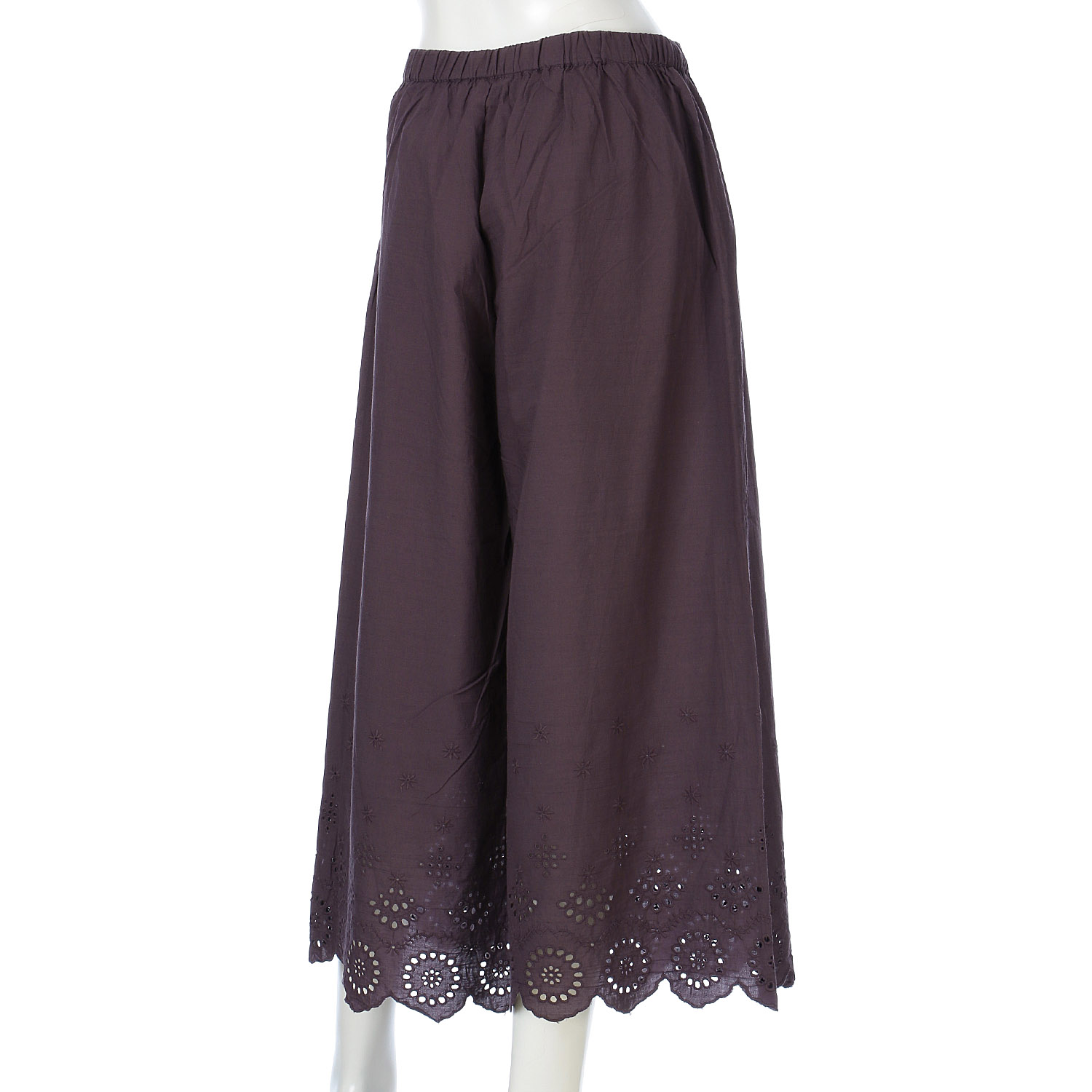 オーブ スカラップ刺繍ペチパンツ - 画像5