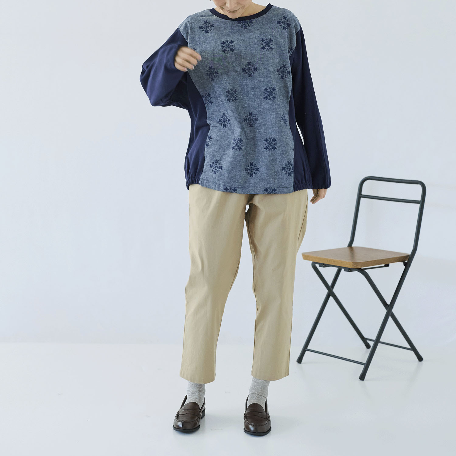 cloudnine ノンノ 刺繍入りドルマンスリーブカットソー - 画像12