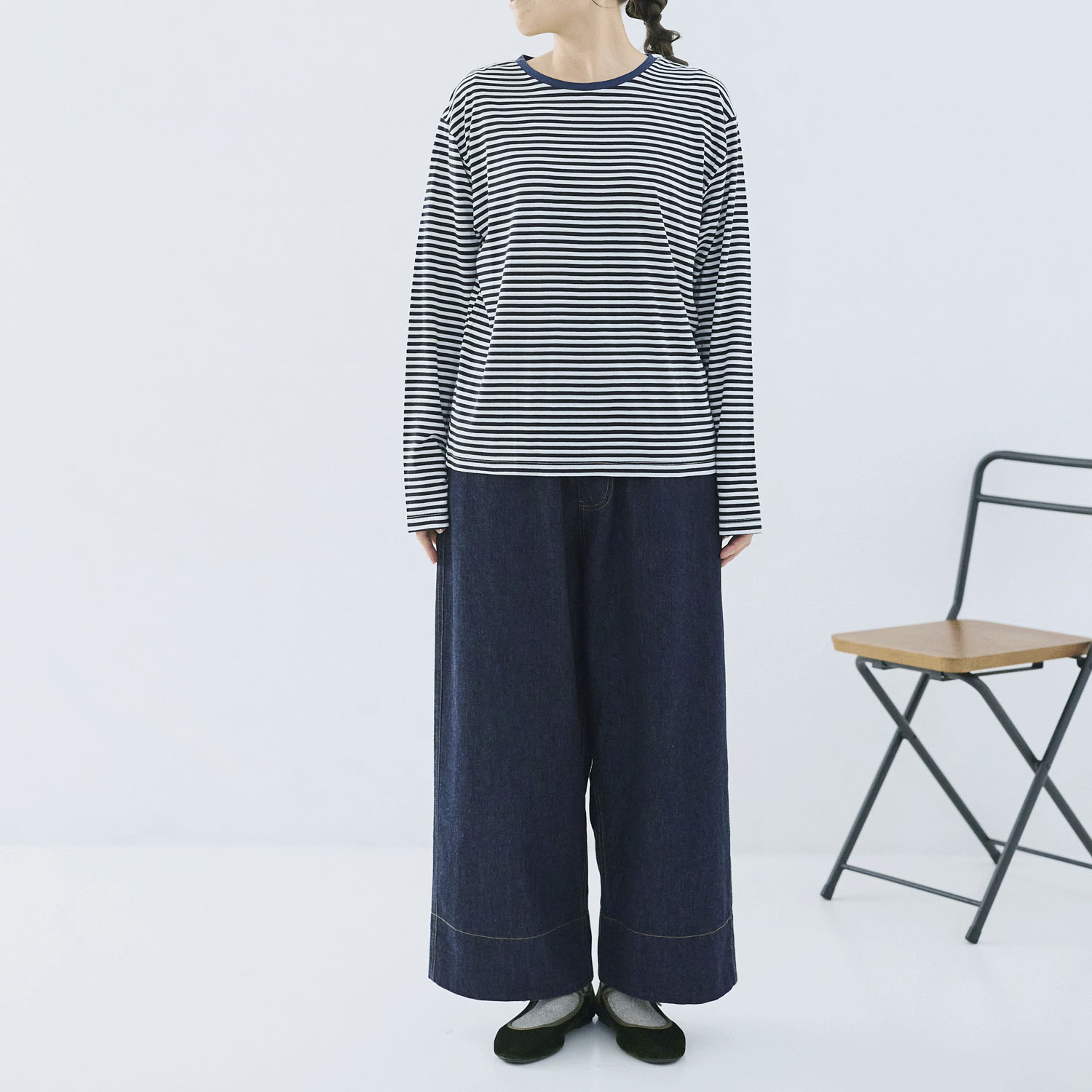 cloudnine ノンノ フレンチボーダーTシャツ - 画像4