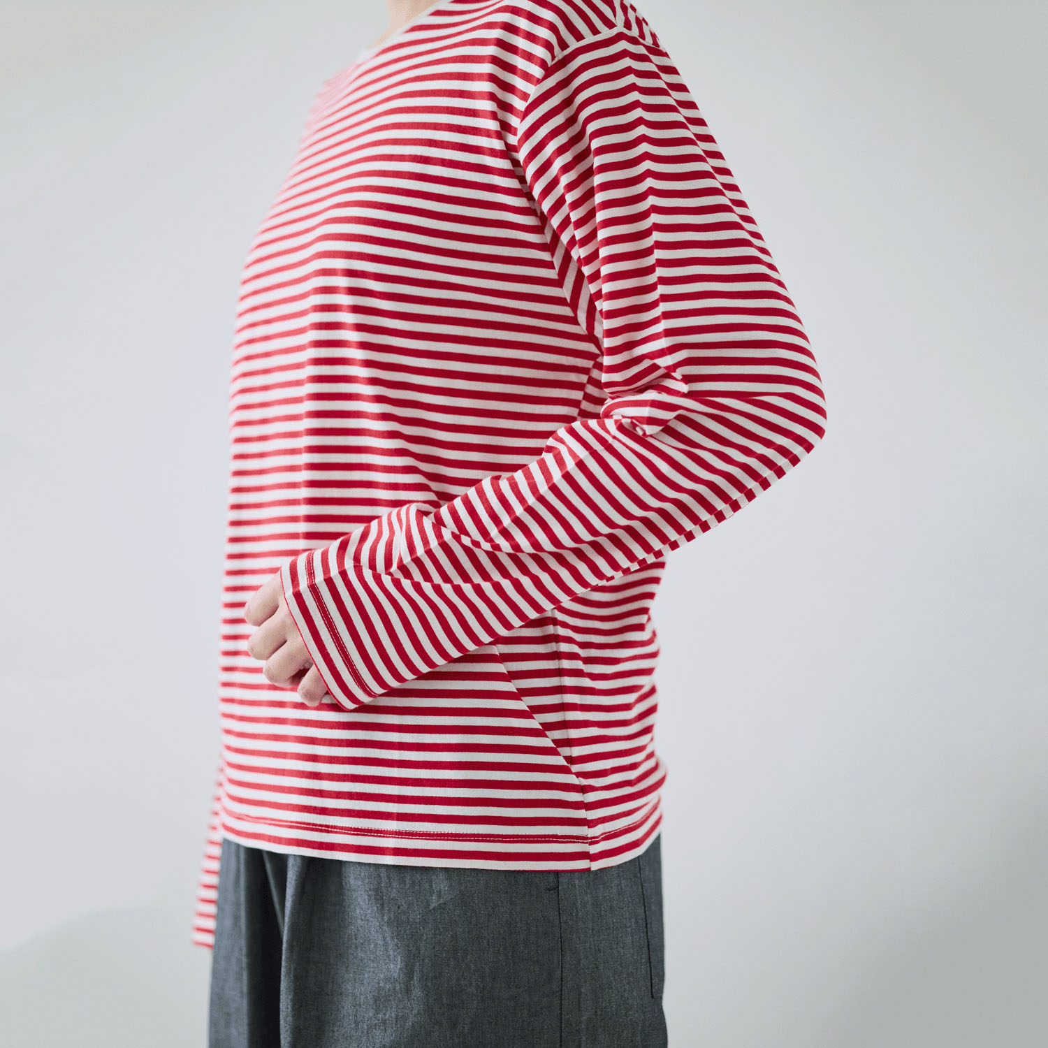 cloudnine ノンノ フレンチボーダーTシャツ - 画像10