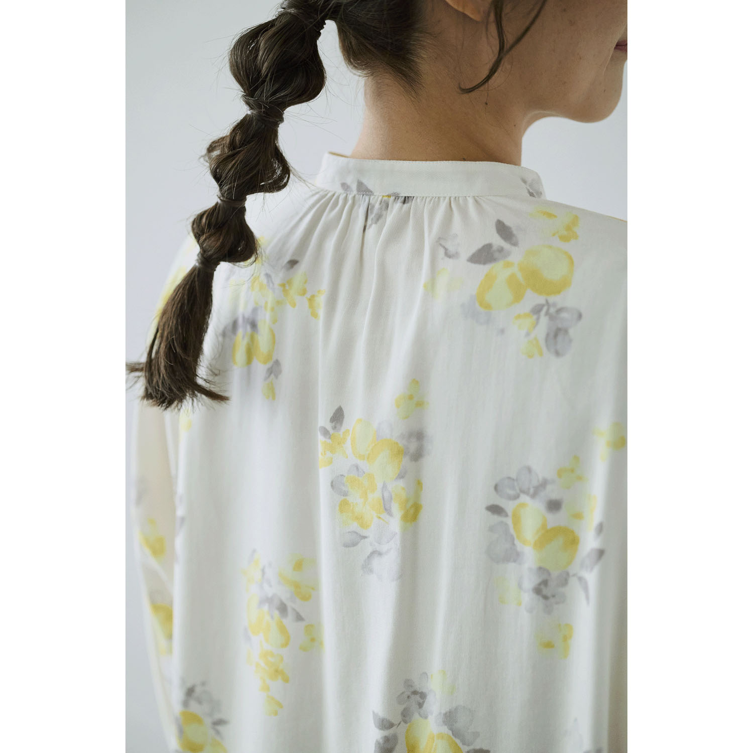 cloudnine ノンノ 水彩画植物柄ブラウス - 画像12