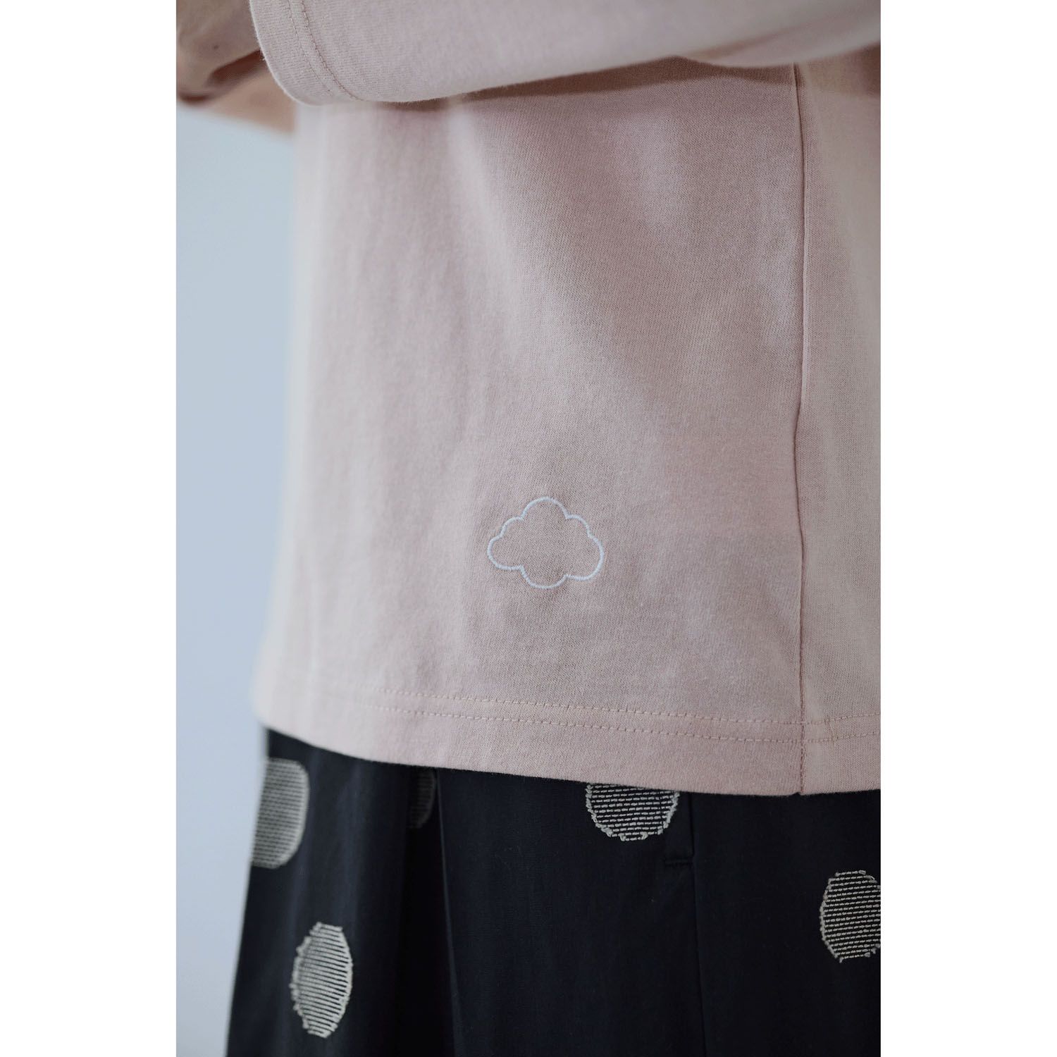 cloudnine ノンノ USAコットン雲刺繍カットソー - 画像11