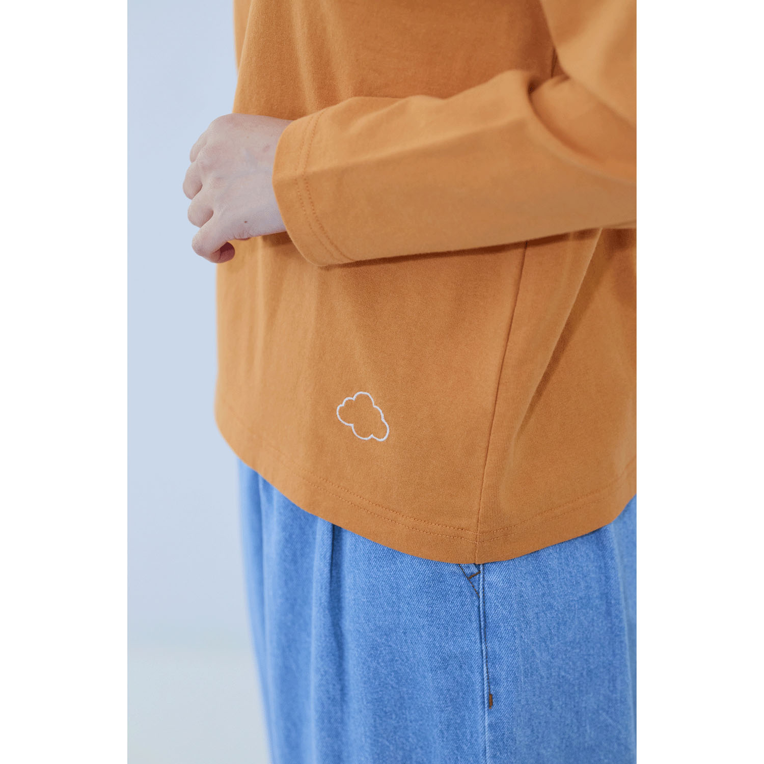 cloudnine ノンノ USAコットン雲刺繍カットソー - 画像16