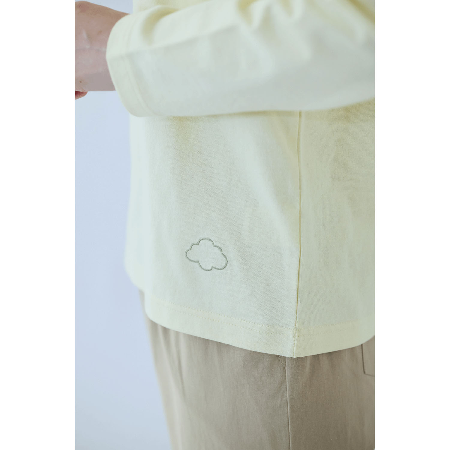 cloudnine ノンノ USAコットン雲刺繍カットソー - 画像20