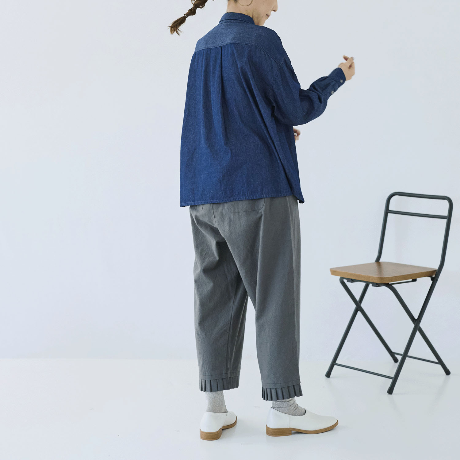 cloudnine ノンノ デニムシャツブラウス - 画像13