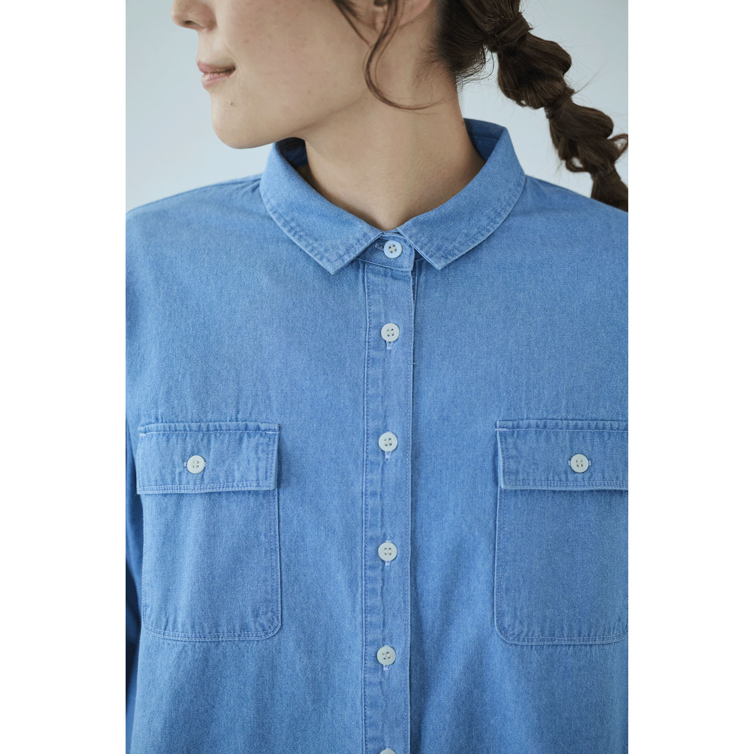 cloudnine ノンノ デニムシャツブラウス - 画像6