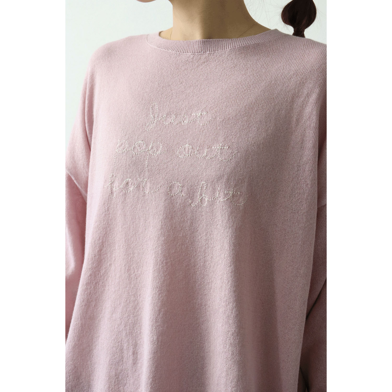 cloudnine ノンノ ロゴ刺繍入りニットプルオーバー - 画像13