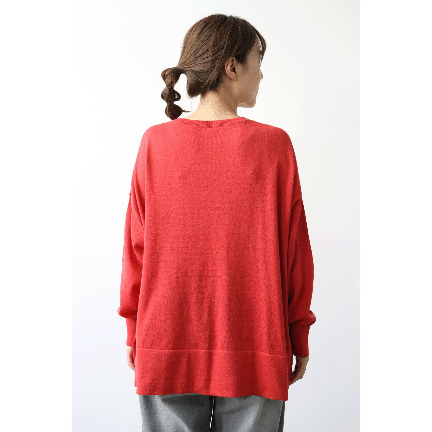 cloudnine ノンノ ロゴ刺繍入りニットプルオーバー - 画像18