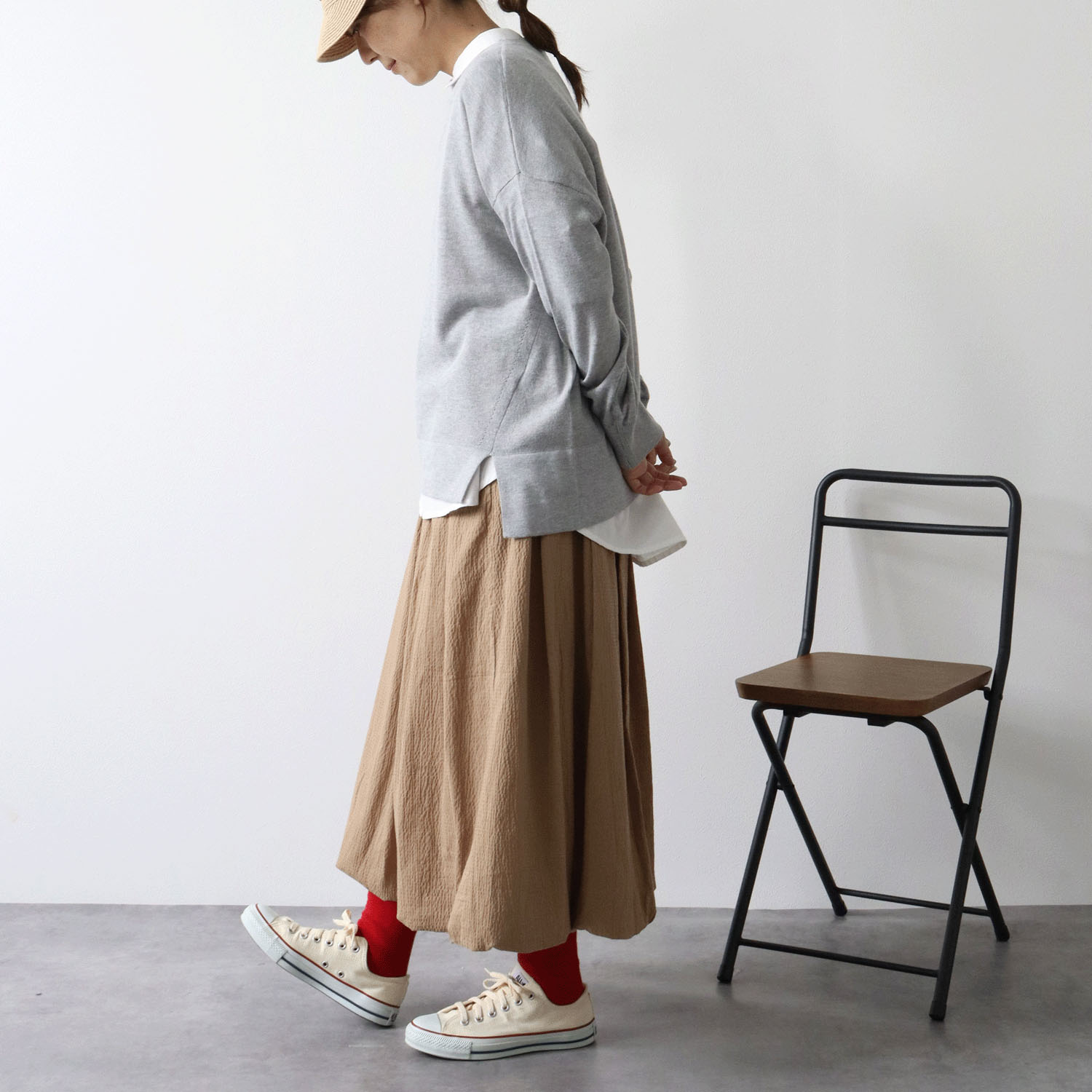 cloudnine ノンノ ロゴ刺繍入りニットプルオーバー - 画像3