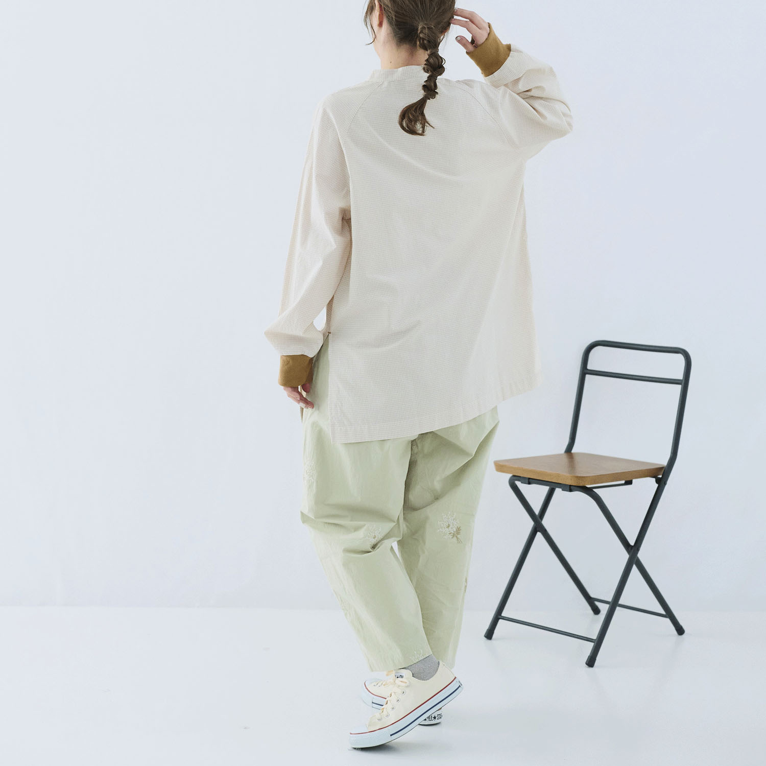 cloudnine ノンノ コットンブロード柄 かっぽう着 - 画像11