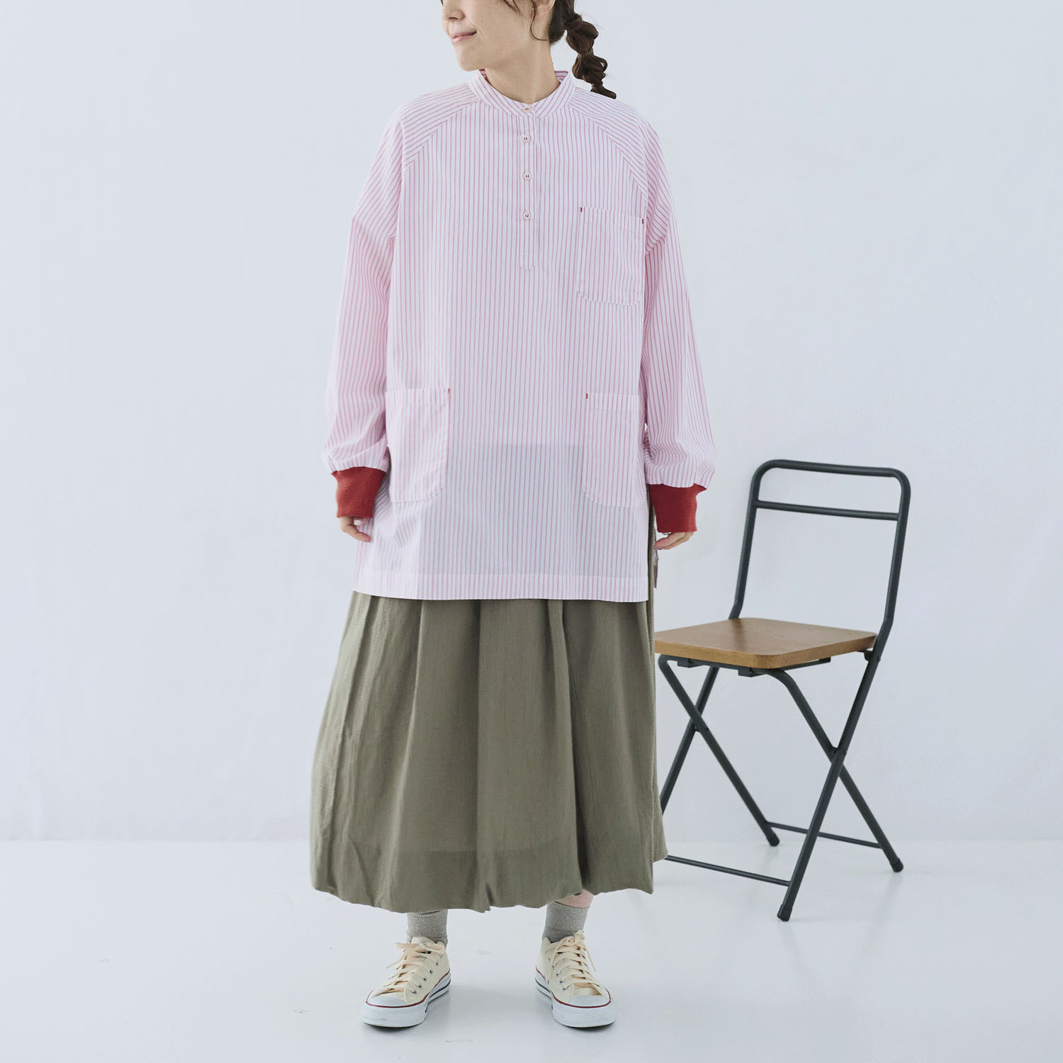 cloudnine ノンノ コットンブロード柄 かっぽう着 - 画像12