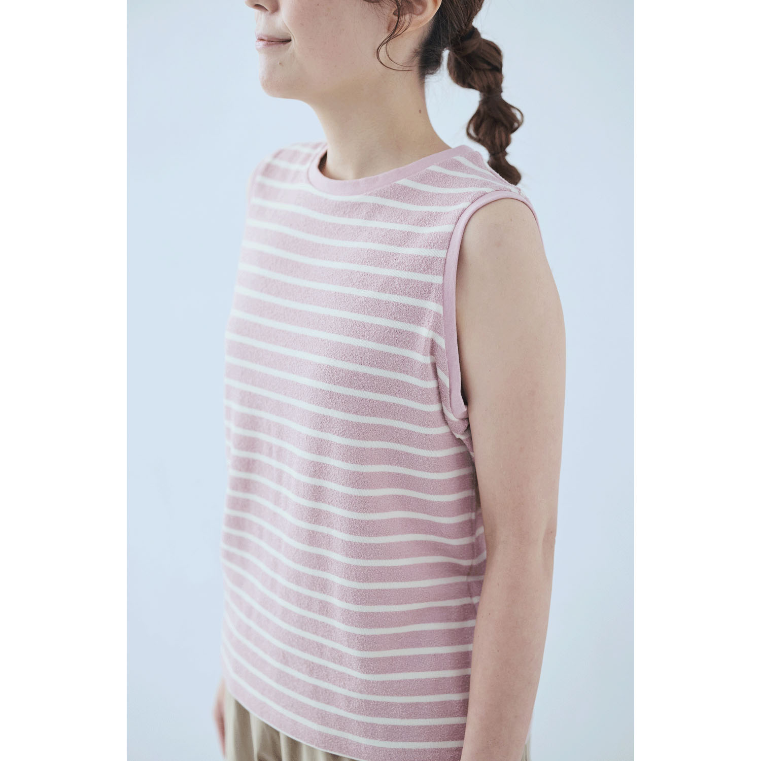 cloudnine ノンノ 染ブークレボーダータンクトップ - 画像10